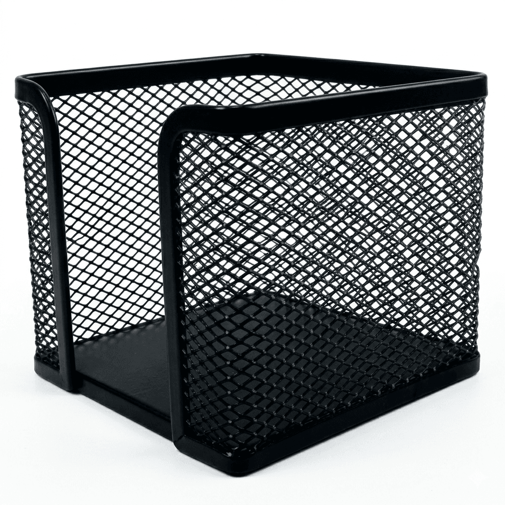 cubo porta notas metálico rejilla NEGRO (Copia)