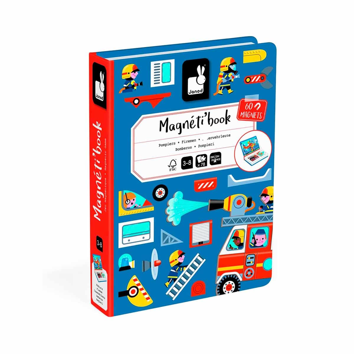 Magnéti' Book Bomberos +3 años  | Janod 2583