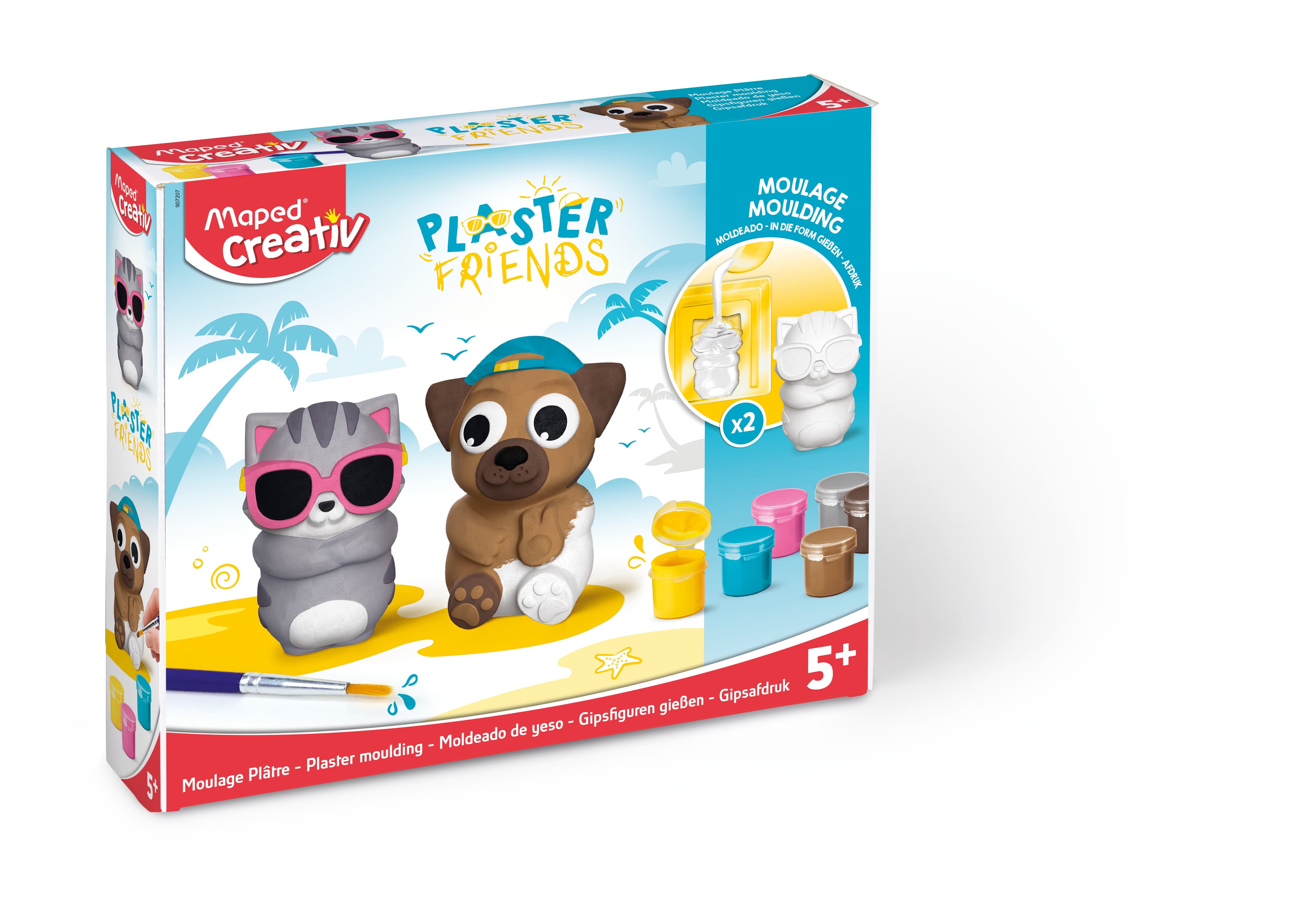Plaster friends summer (modelado en Yeso) +5 años  | Maped 907207