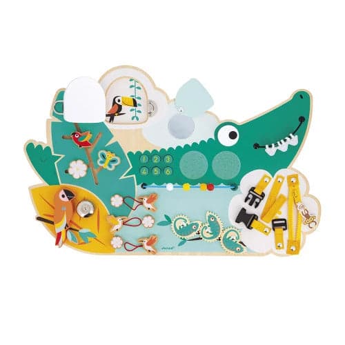 Busy-board cocodrilo Tropik +18 meses | Janod 8280