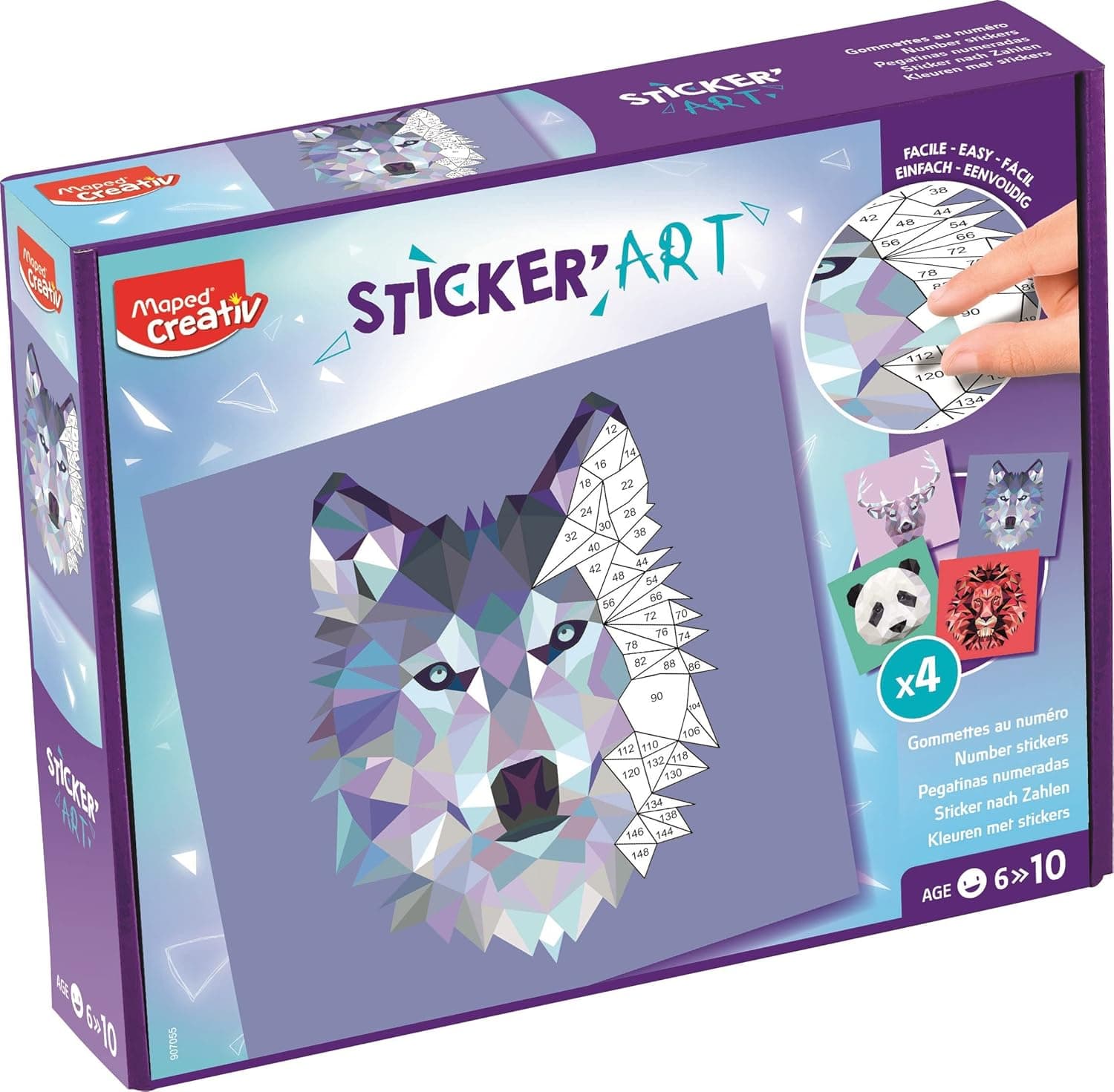Set Creativo Sticker ART +6 años | Maped 907055