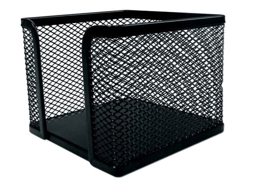 cubo porta notas metálico rejilla NEGRO (Copia)