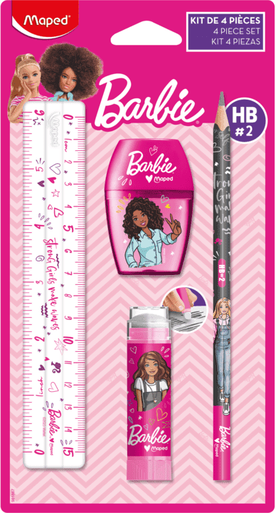Set Escolar Barbie x 4 Piezas | Maped