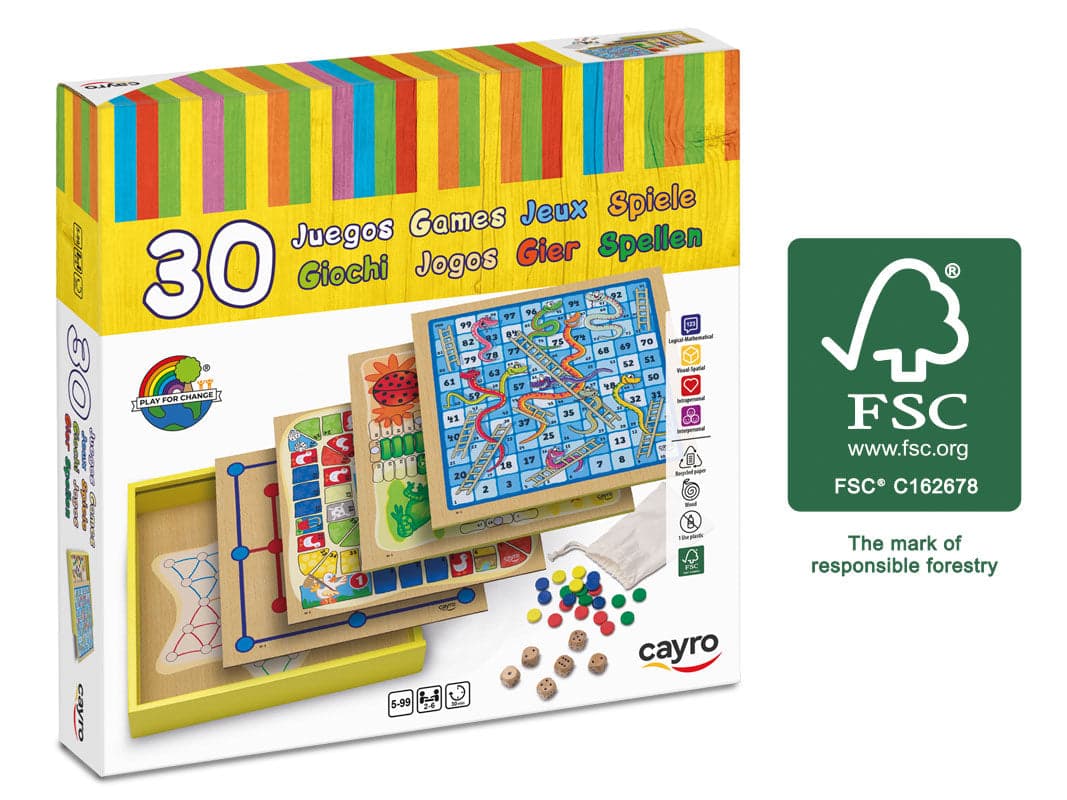 Pack con 30 juegos +5 años | Cayro 830