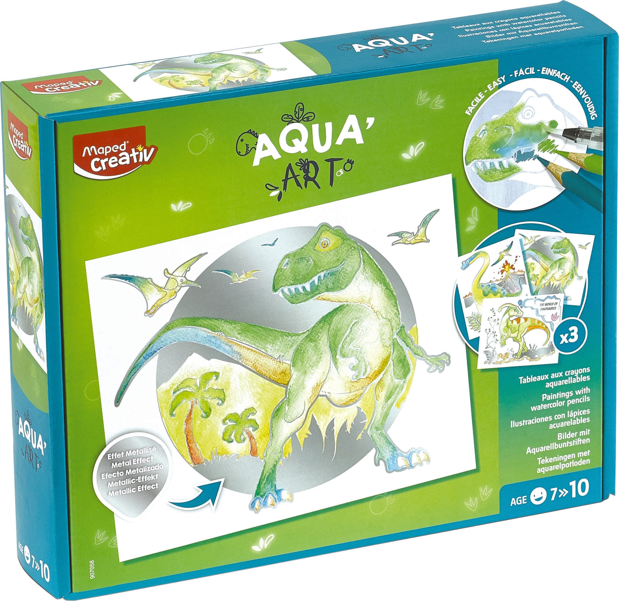 Aqua'Art DINOSAURIOS +7años  | Maped Creative