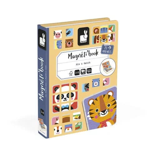 Magneti'Book mix y match Animales +3 años | Janod 2587