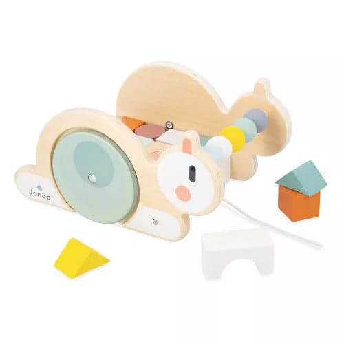 Caracol de arrastre & accesorios +18 meses | Janod 4054
