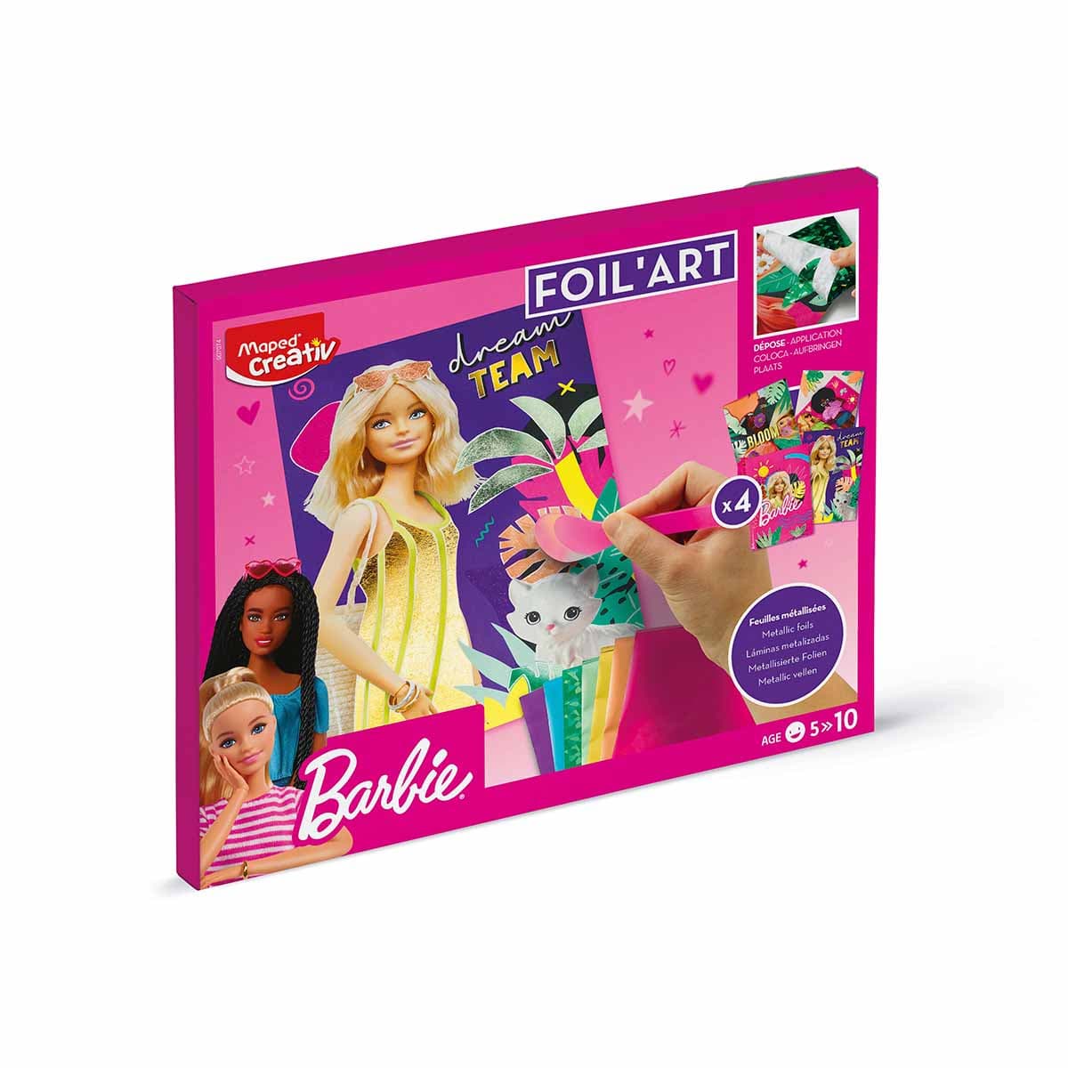 Foil' Art Barbie +5 años | Maped Creative