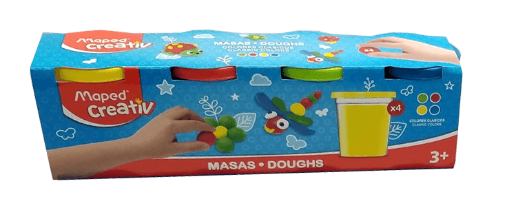 Set x 4 masa para modelar +3años | Maped Creative
