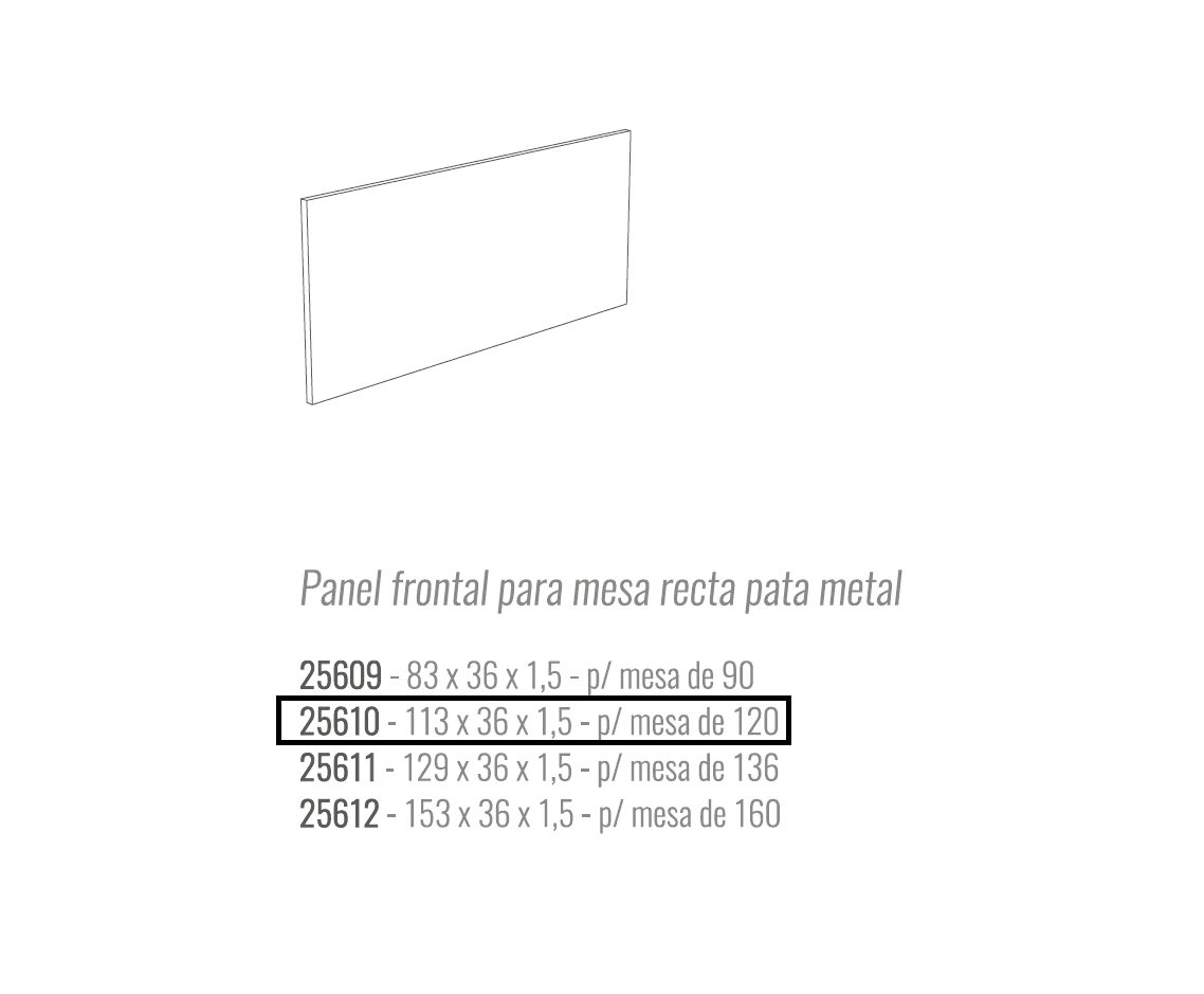 Panel cubre piernas línea Concept
