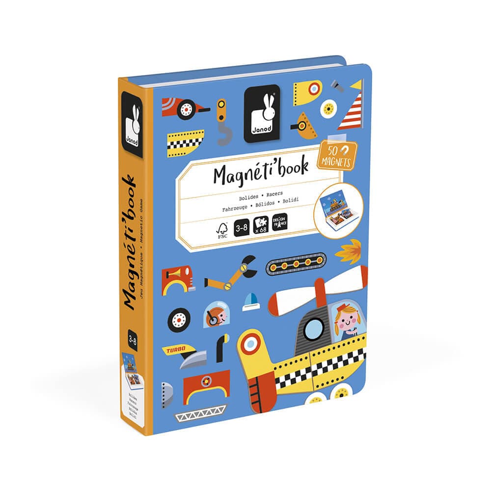 Magnéti' Book Bolidos +3 años  | Janod 2715
