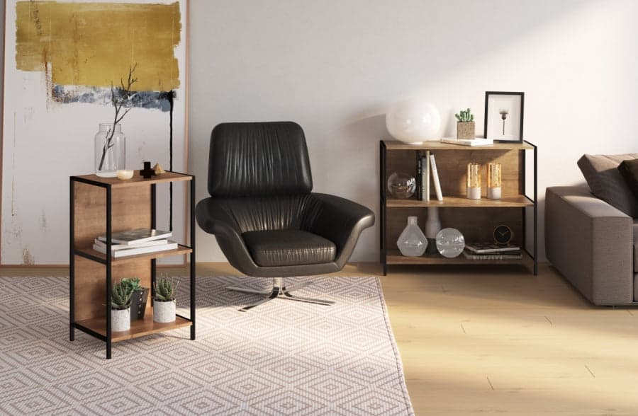 Biblioteca baja línea Steel Quadra (45cm) | 27867