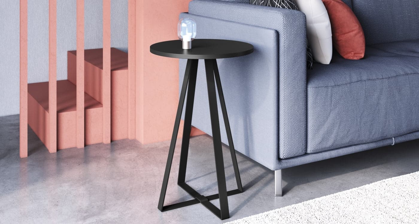 MESA LATERAL TRIPODE