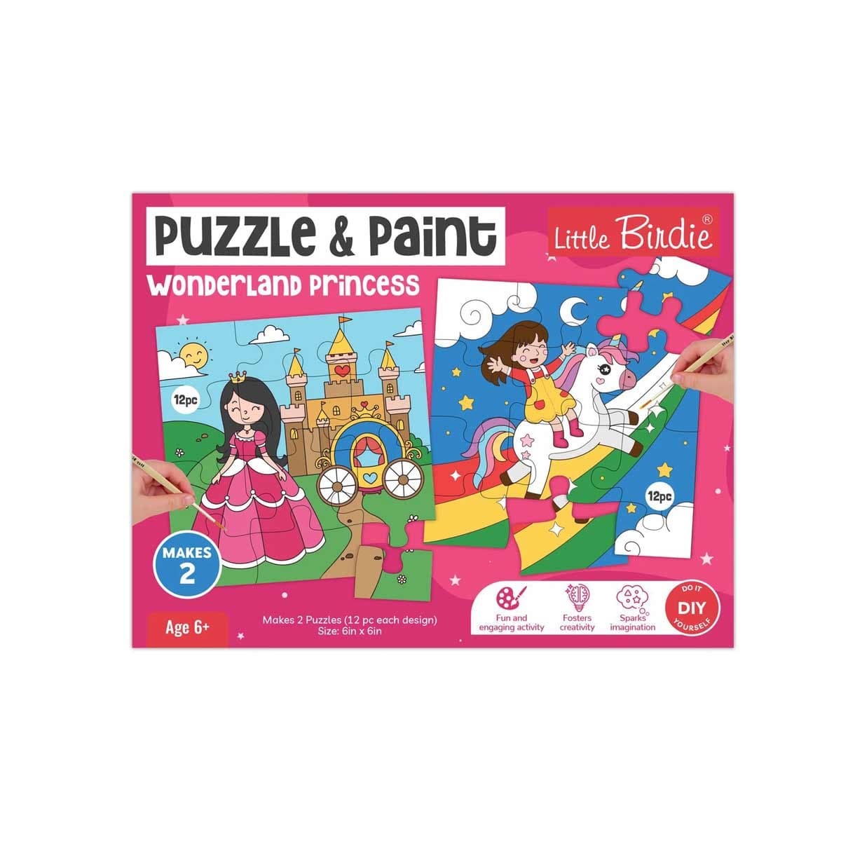 Puzle para armar & colorear +6 años  | ITSY BITSY