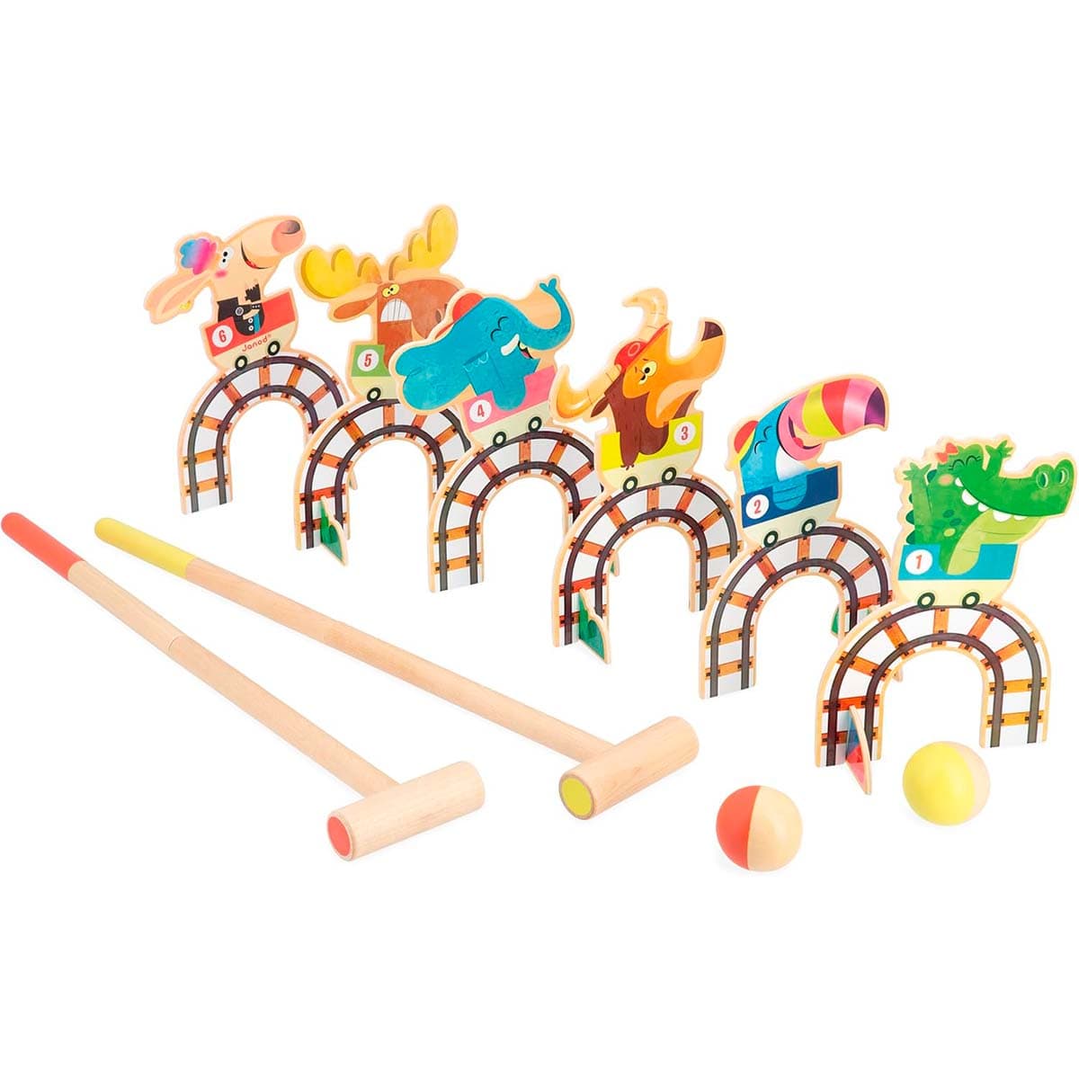 Croquet Grand Huit Applepop + 3 años | Janod 3353