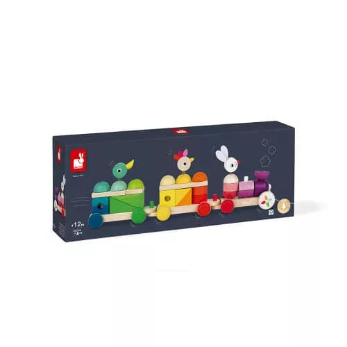 Zigolos Tren Gigante Multicolor  +12 meses | Janod 8202