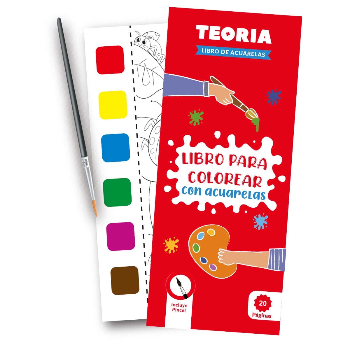 Libro para colorear con acuarelas +3 años | Maped