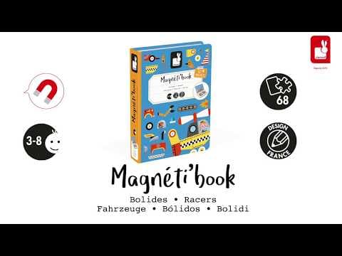 Magnéti' Book Bolidos +3 años  | Janod 2715