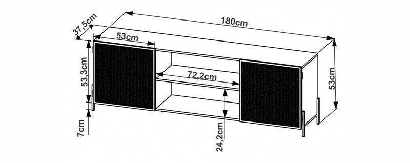 Rack para TV Línea YORK 27912