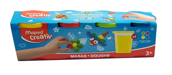 Set x 4 masa para modelar +3años | Maped Creative