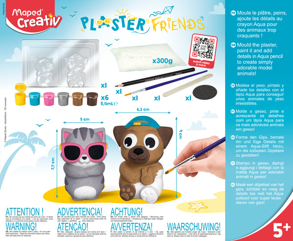 Plaster friends summer (modelado en Yeso) | Maped 907207