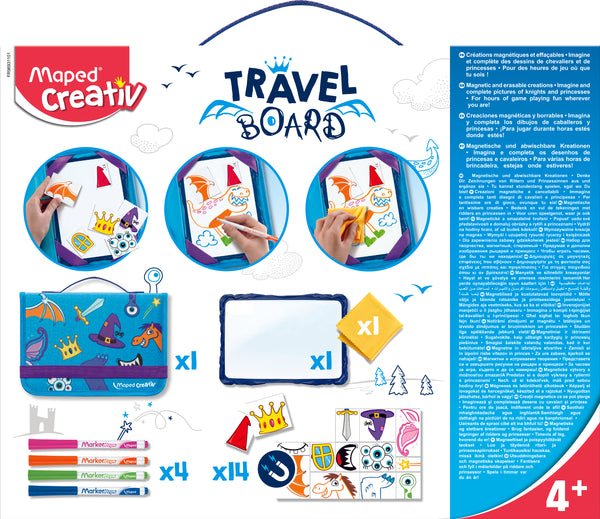 Maletín de Set creativo con pizarra para colorear | Maped 969311