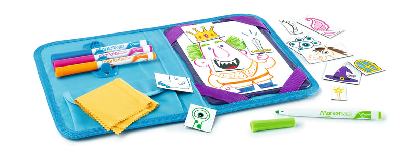 Maletín de Set creativo con pizarra para colorear | Maped 969311