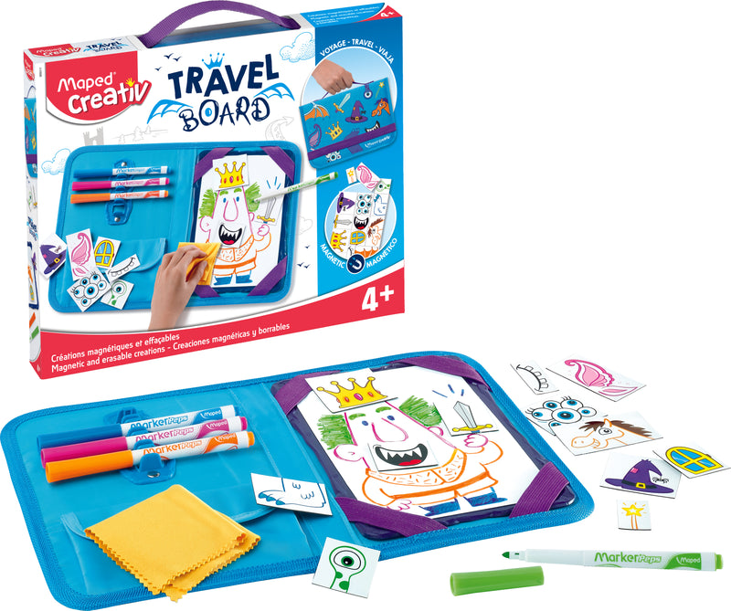 Maletín de Set creativo con pizarra para colorear | Maped 969311