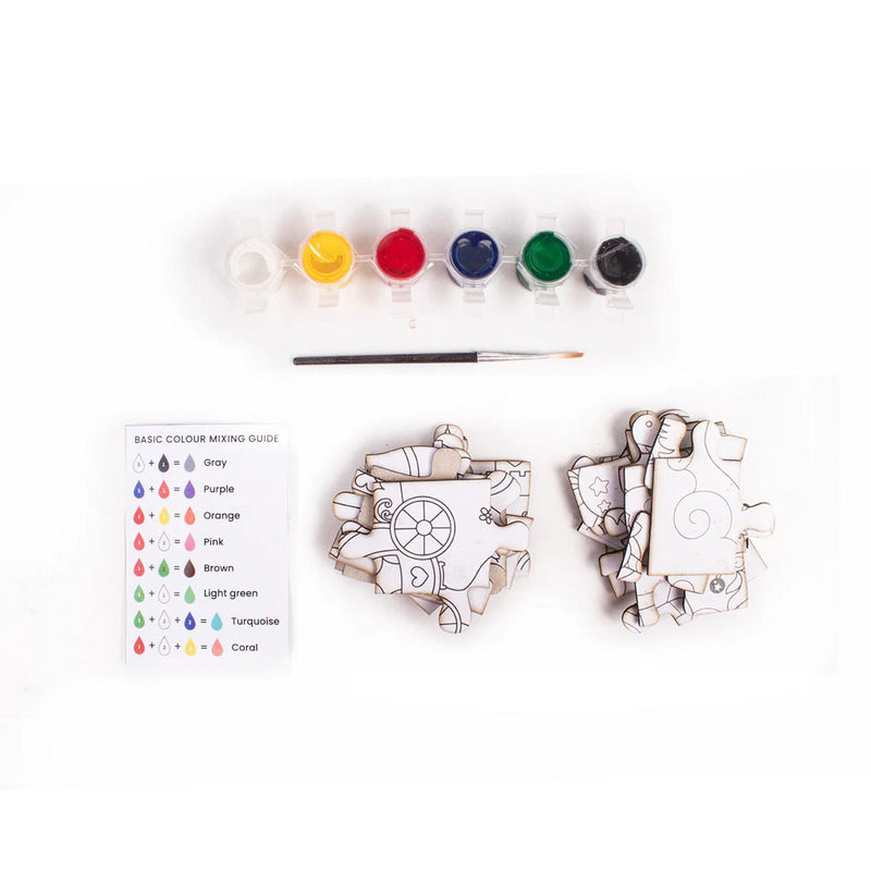 KIT ARMAR (PUZZLE) & COLEREAR +6 años  | ITSY BITSY