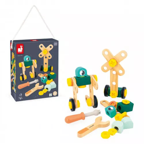 Brico'Kids barril 50 piezas (madera) | Janod 6453