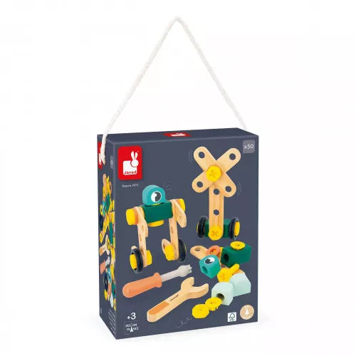 Brico'Kids barril 50 piezas (madera) | Janod 6453