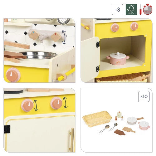 Cocina de madera Abuelita Alegre | Janod 6641