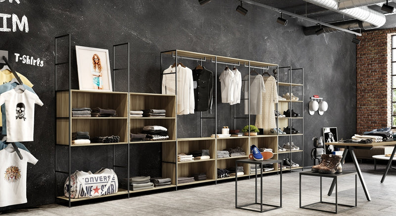 Estanterías modulares dinámicas | modulo base