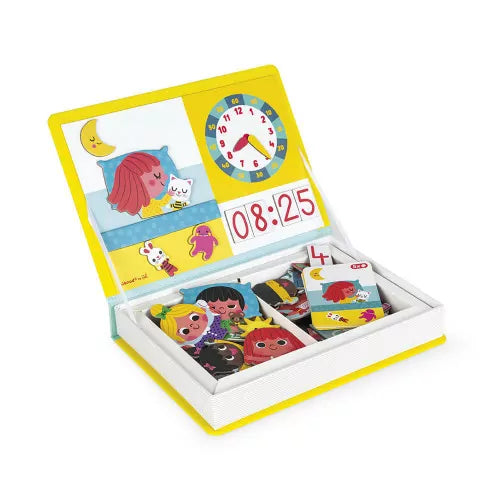 Libro Magnetico Aprendo la Hora (3 a 6 años) | Janod 2724
