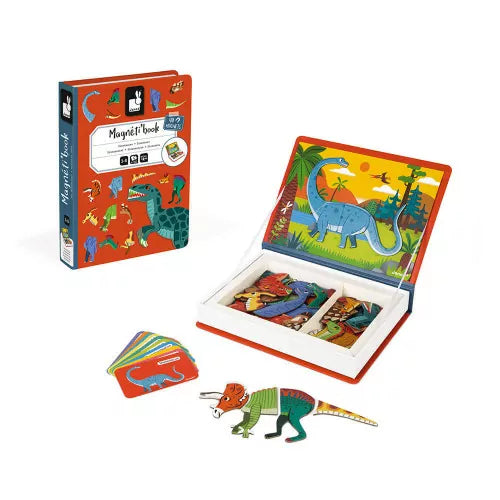 Magneti book Dinosaurios, 40 imanes +3 años | Janod 2590