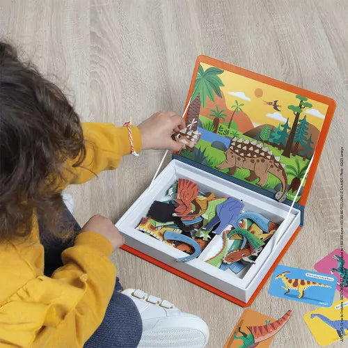 Magneti book Dinosaurios, 40 imanes +3 años | Janod 2590