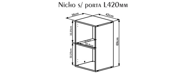 Nicho L420 Estanteria Modular  | 25720
