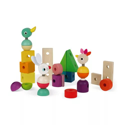 Zigolos Tren Gigante Multicolor +1año | Janod 8202