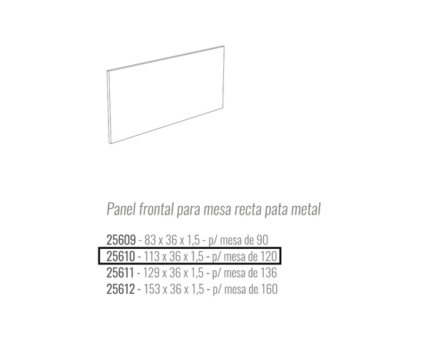 Panel frontal / Cubre piernas CONCEPT