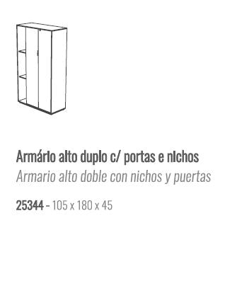 Armario con puertas y nichos NOBILE