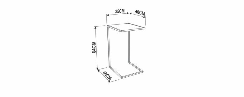 Mesa lateral Linea TUBE 27820